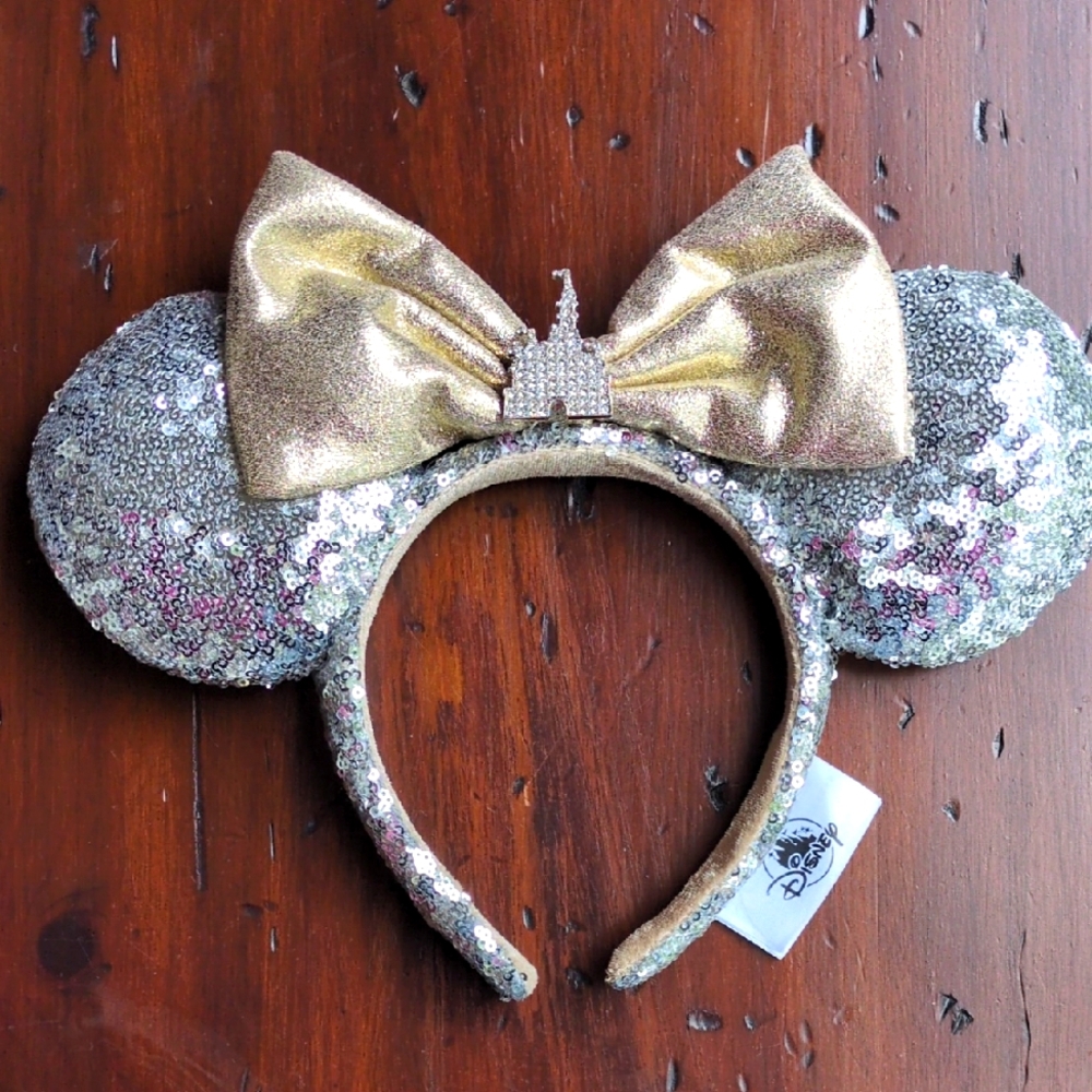 Disney Gold and Silver Minnie Mouse Ears